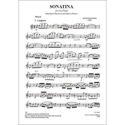 Sonatina, for two Flutes