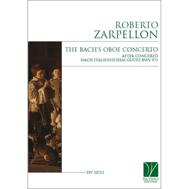 The Bach's Oboe Concerto : after Concerto nach Italienischen Gusto BWV 971