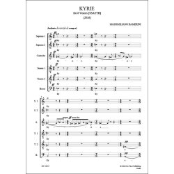 Kyrie, for 6 Voices [SSATTB]