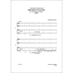 Abstract Future, for two Pianos 8 hands