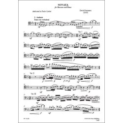 Sonata for Bassoon and Piano
