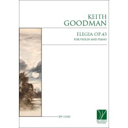 Elegia op.43, for Violin and Piano