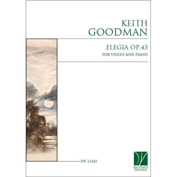 Elegia op.43, for Violin and Piano