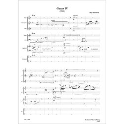 Game IV : for Clarinet in B-flat, Flute, Horn, Violin, Cello, Piano and Percussion