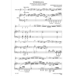 Weberiana, for Clarinet and Piano : Divertimento su temi di Carl Maria von Weber