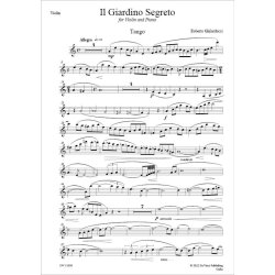 Il giardino segreto, for Violin and Piano