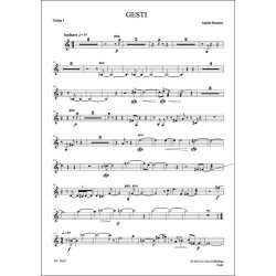 Gesti, for String Quartet