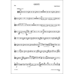Gesti, for String Quartet
