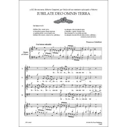 Iubilate Deo Omnis Terra, for SATB and Organ