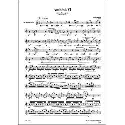 Anth&egrave;sis VI, for Soprano Saxophone