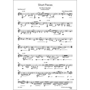 Short Pieces, for Horn Quartet