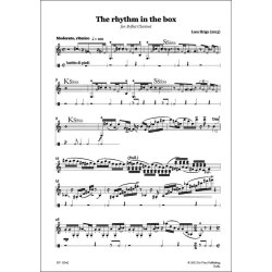 The rhythm in the box, for Clarinet in B-flat