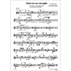 Doni tra il risveglio : for Clarinet in A and Harpsichord