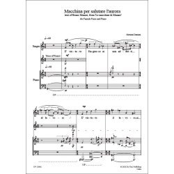 Macchina per salutare l'aurora : for Female Voice and Piano