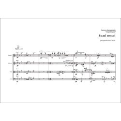 Spazi Sonori, for String Quartet