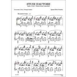 Studi d'Autore, for Piano