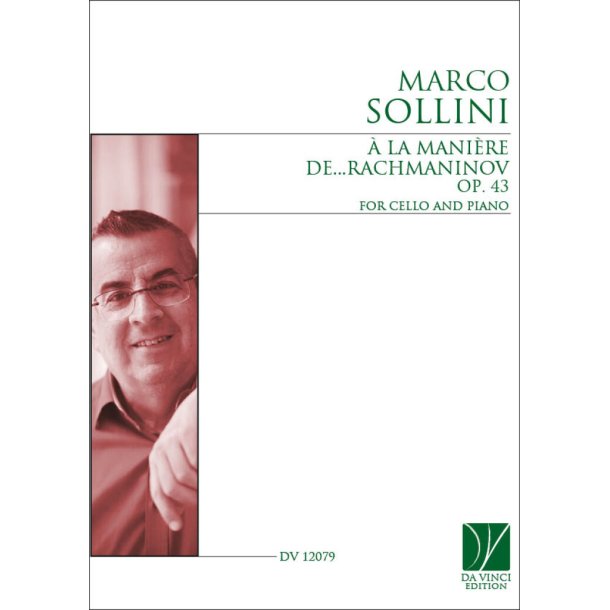 &Agrave; la mani&egrave;re de...Rachmaninov Op. 43 : for Cello and Piano