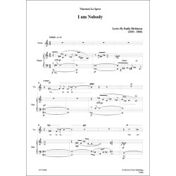 I am Nobody : Lyrics by Emily Dickinson