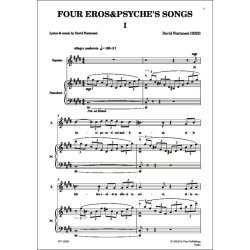 Four Erotic Songs, for Soprano and Piano