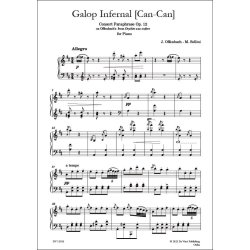 Concert Paraphrase on Offenbach's Galop Infernal : from Orph&egrave;e aux enfers Op. 12, for Piano