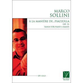 À la manière de...Piazzolla Op. 43 : Tango for Piano 4-Hands