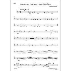 A Summer Day on a Mountain Lake