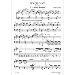 Piccoli Canti, for Piano