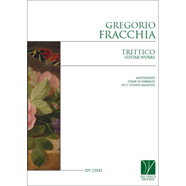 Trittico, for Guitar: Mythology, Come le farfalle, : In C (Studio semplice)