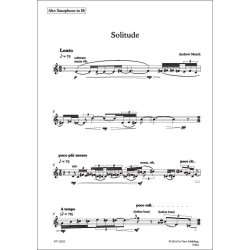 Solitude, for Alto Saxophone