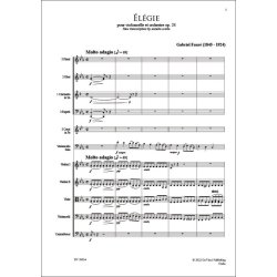 Elegie op. 24, for Cello and Orchestra