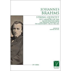 String Quintet in F minor Op. 34A : reconstruction from the original fragment of the manuscripts of 1861-62, 1864-1865