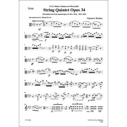 String Quintet in F minor Op. 34A : reconstruction from the original fragment of the manuscripts of 1861-62, 1864-1865