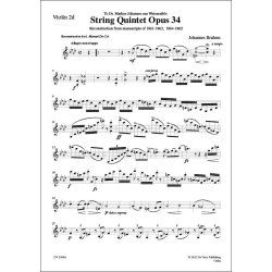 String Quintet in F minor Op. 34A : reconstruction from the original fragment of the manuscripts of 1861-62, 1864-1865