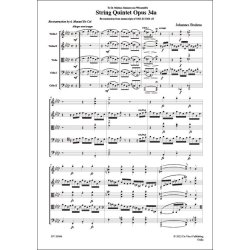 String Quintet in F minor Op. 34A : reconstruction from the original fragment of the manuscripts of 1861-62, 1864-1865