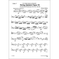 String Quintet in F minor Op. 34A : reconstruction from the original fragment of the manuscripts of 1861-62, 1864-1865