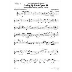 String Quintet in F minor Op. 34A : reconstruction from the original fragment of the manuscripts of 1861-62, 1864-1865