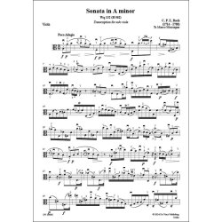 Sonata in a minor, for Viola