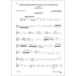 Six Quatuors op.23 for Flute and string