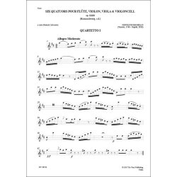 Six Quatuors op.23 for Flute and string