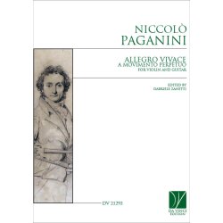 Allegro Vivace a movimento perpetuo : for Violin and Guitar