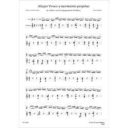 Allegro Vivace a movimento perpetuo : for Violin and Guitar