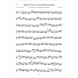 Allegro Vivace a movimento perpetuo : for Violin and Guitar