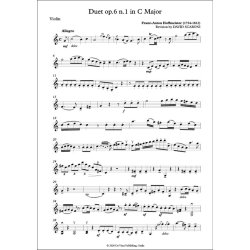Three Duets op. 6, for Violin and Cello