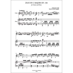Duo in C major op.150, for Guitar and Piano