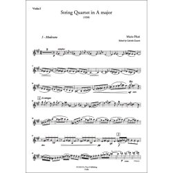 String Quartet in A major (1930)