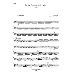 String Quartet in A major (1930)