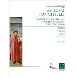 Francesca da Rimini, Cantata : for Soprano, Bass, Chorus and Orchestra (Full Score) Text by Dante Alighieri
