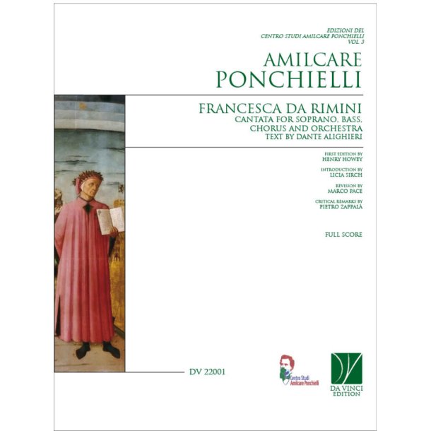 Francesca da Rimini, Cantata : for Soprano, Bass, Chorus and Orchestra (Full Score) Text by Dante Alighieri