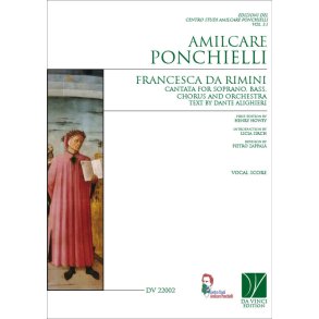 Francesca da Rimini, Cantata : for Soprano, Bass, Chorus and Orchestra (Vocal Score) Text by Dante Alighieri