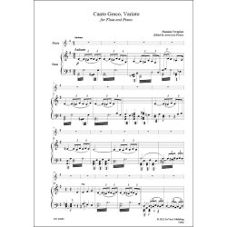 Canto Greco, Variato for Flute and Piano